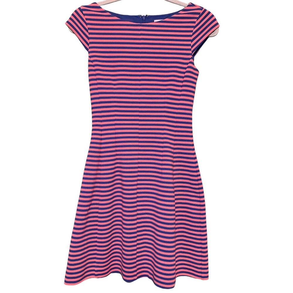 Lilly Pulitzer Pink Briella Ottoman Stripe Dress - XS
